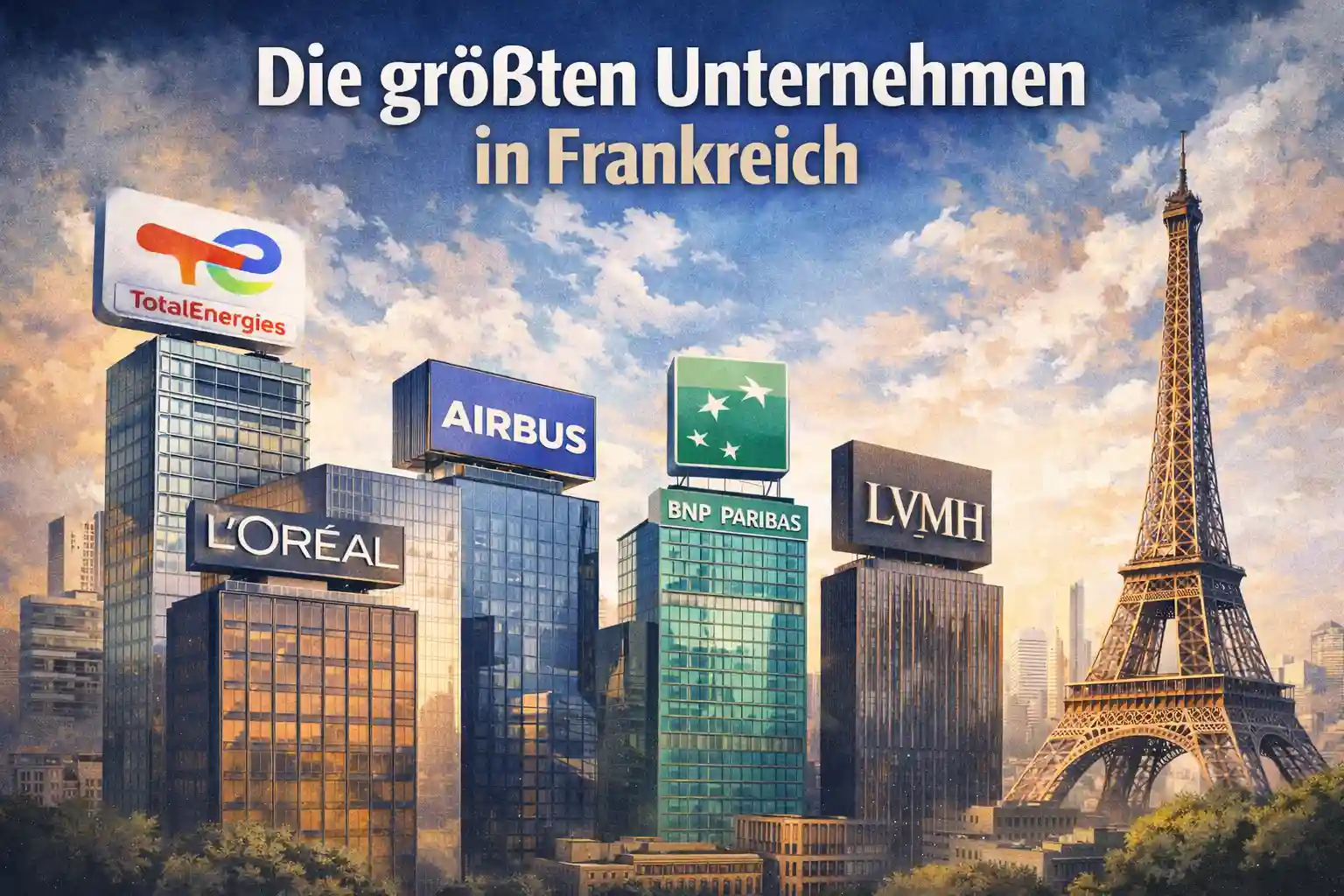 Die größten Unternehmen Frankreichs (2026)